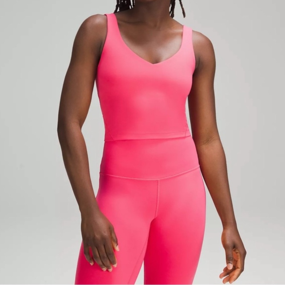 Lululemon Pink Align top size 0